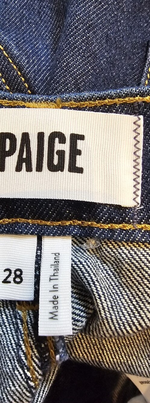 PAIGE Cameron Wide Trouser Jeans Splendor 32" Inseam NWT Size 28 - Picture 6 of 8